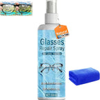 All-in-One Lens Scratch Remover for Eyeglasses – Glasses & Sunglasses Scratch Repair Spray, Lens Cleaning and Restoration Liquid for Clearer Vision, Send towels (Large-1PCS)