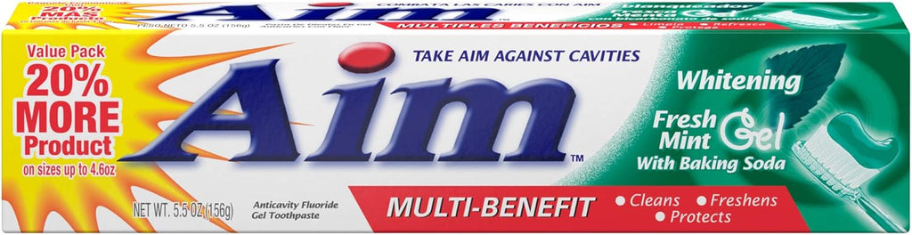 Aim Whitening Toothpaste with Baking Soda 5.5oz