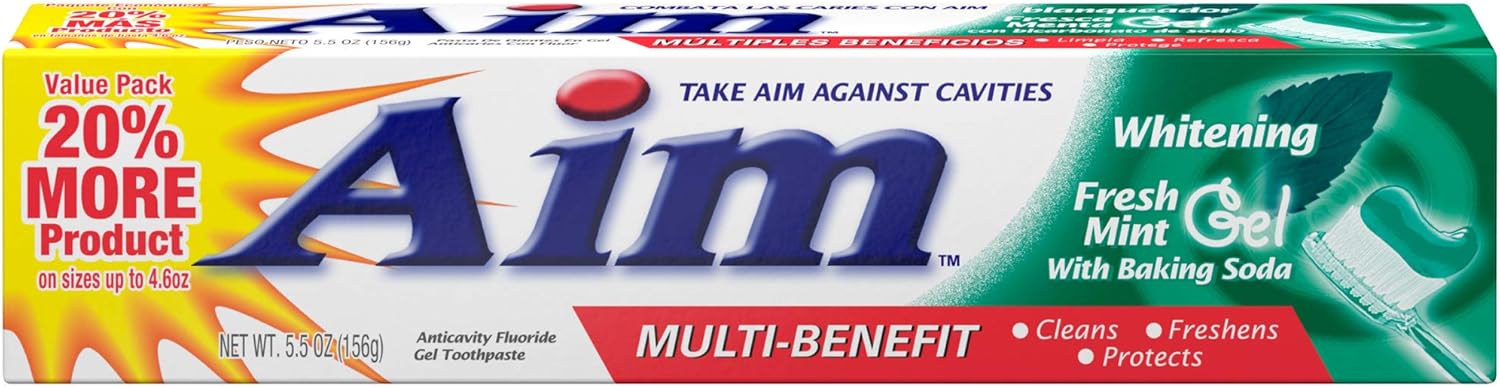 Aim Whitening Toothpaste with Baking Soda 5.5oz