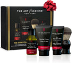 The Art of Shaving Sandalwood 4-in-1 Trial Kit – Pre-Shave Oil, Shaving Cream, Shaving Brush & After-Shave Balm – Protects Against Irritation and Razor Burn – Hydrates and Nourishes Dry Skin