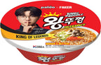 Paldo Spicy Jumbo Bowl Noodle 4.23oz 120g (Pack of 12)
