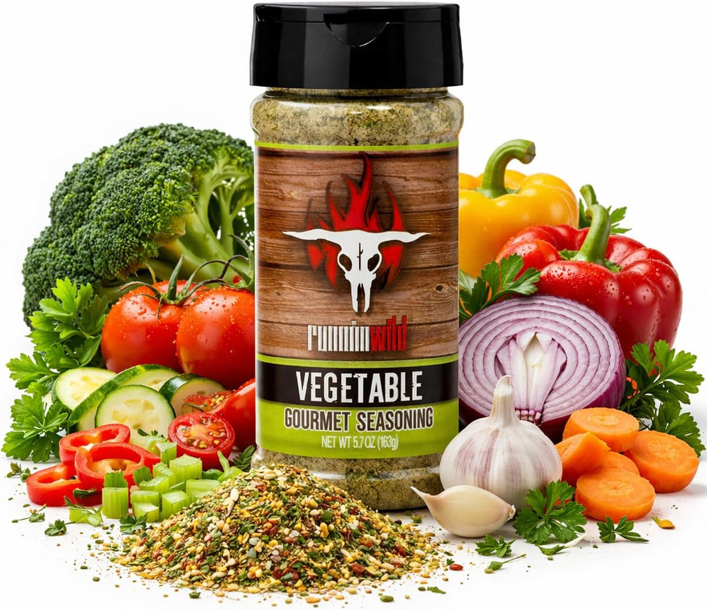 Gourmet Vegetable Seasoning | No Artificial Flavors, No MSG added | Runnin’ Wild Foods, 5.7 ounces