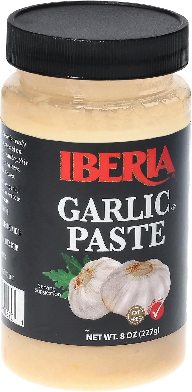 Iberia Garlic Paste, 8 Ounce