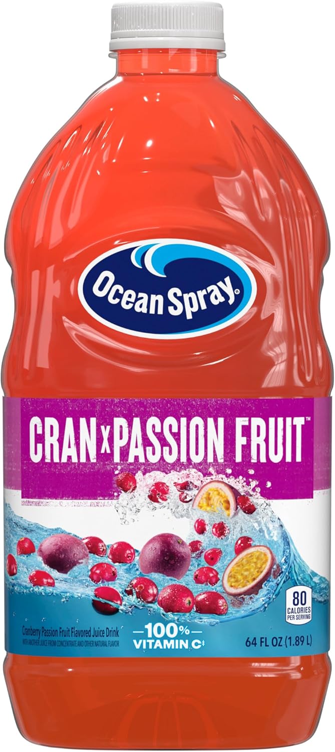 Ocean Spray® Cran x Passionfruit, Cranberry Passionfruit Juice Drink, 64 Fl Oz Bottle