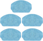 2/5 Pack Mop Cloth Cleaning Rag Compatible with VCR04W Robot Vacuum Cleaner Replacement Robot Sweeper Spare Part Accessories(5 PACK)
