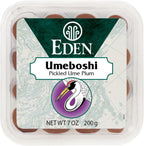Eden Umeboshi Plum, Japanese Pickled Plum, Wakayama Grown, Whole, Traditionally Made in Japan, No MSG, No Chemical Additives, 7.05 oz