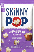 SkinnyPop Popcorn, Sweet & Salty Kettle, Whole Grain, Dairy-Free Snack, 5.3oz Bag