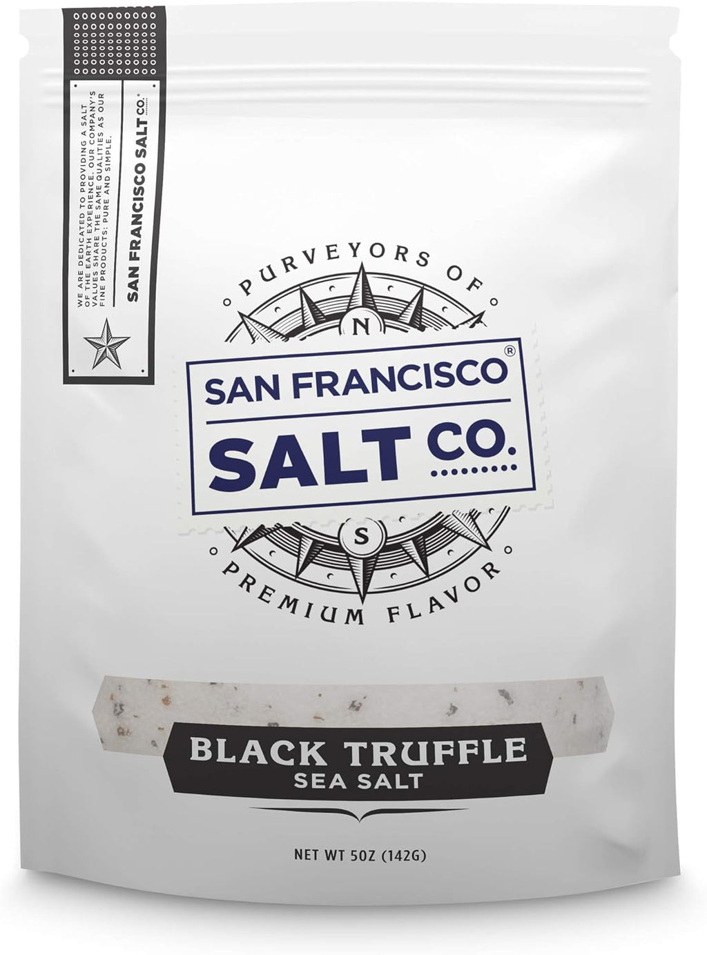 5 oz. Resealable Pouch - Authentic Italian Black Truffle Salt by San Francisco Salt Company