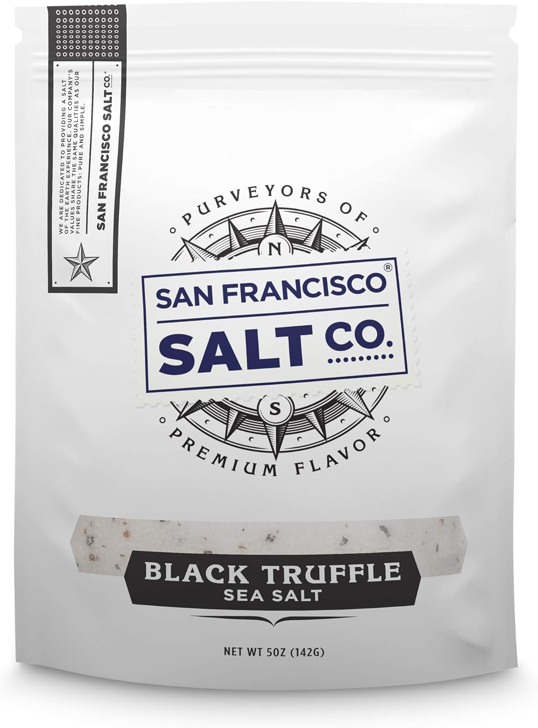 5 oz. Resealable Pouch - Authentic Italian Black Truffle Salt by San Francisco Salt Company