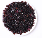 Erliway 100g Natural Garnet Crystal Chips, 7-9mm Tumbled Chips Crushed Crystal Stone, Polished Crystal Chip for Vase Filler, Healing Tumbled Crystal Chip for Reiki Crystal Jewelry Making Home Decor