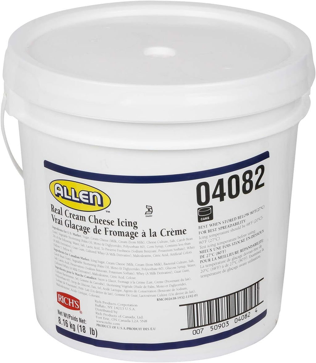 Rich's JW Allen Real Icing, Cream Cheese, 288 Ounce