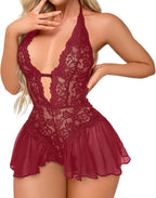 Generic Womens Sexy Lingerie Underwear Lace Sexy Onesie Passion Jumpsuit Bodysuit Underwear Lingerie Lingerie for Women