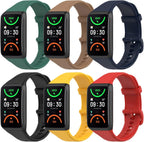 FitTurn Watch Bands Compatible with Oppo band 2 Women/Man Replacement Silicone Wristbands Strap Bands Adjustable Quick Release Accessories with Metal Button for Oppo band 2