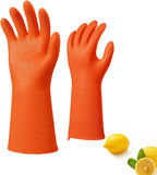 Vgo... Men's Chemical Resistant Gloves,Reusable Lined Work Gloves,Heavy-Duty Industrial Work,Infused with Fresh Rich Aromas