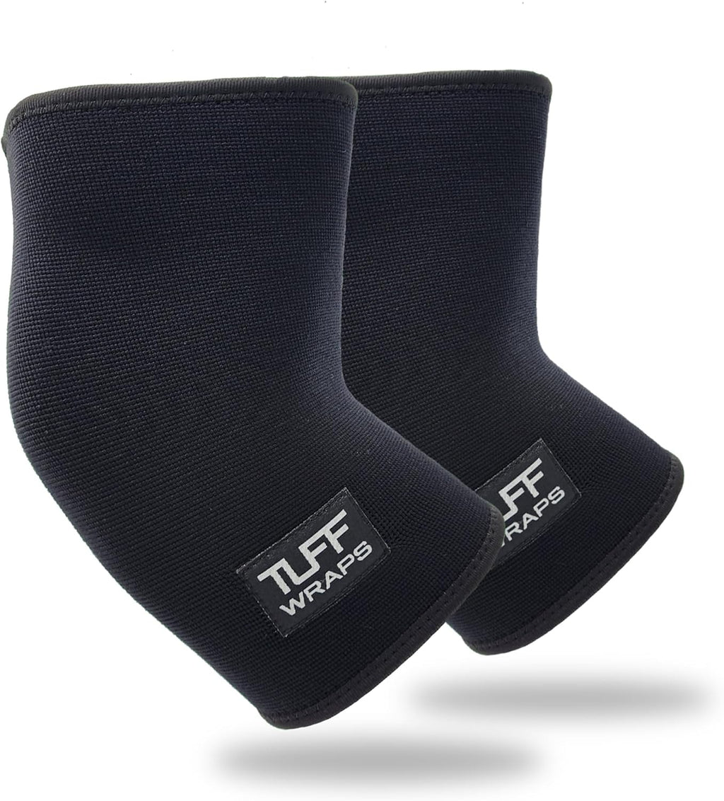 TUFF Double Ply Elbow Sleeves – Premium Compression Support for Weightlifting, Powerlifting & Sports – Durable, Comfortable Elbow Brace for Joint Stability and Injury Prevention