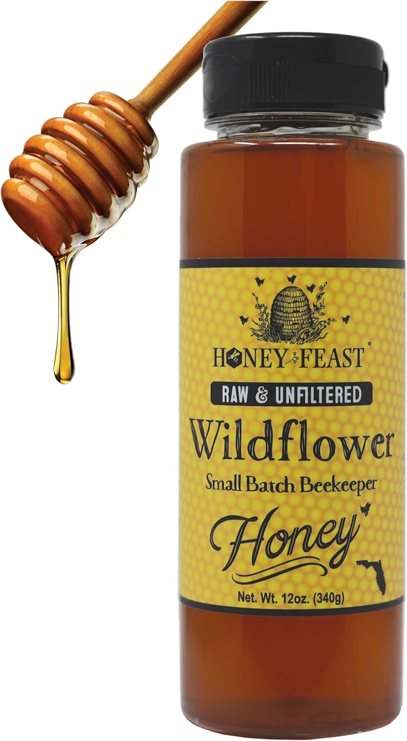 Honey Feast, Honey Wild Flower, 12 Ounce