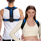 Upper Back Brace Posture Corrector for Women and Men, Adjustable Upper & Mid Back Support, Breathable Back Straightener for Neck, Shoulder & Clavicle Pain Relief