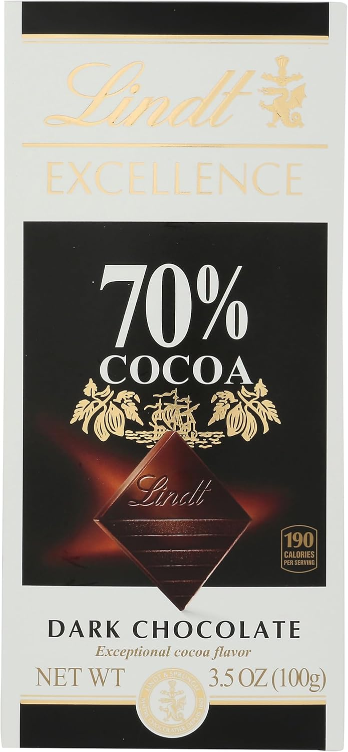 Lindt Excellence Bar, 70% Cocoa, 3.5 Ounce