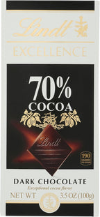 Lindt Excellence Bar, 70% Cocoa, 3.5 Ounce