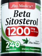 FITO MEDIC'S Lab | beta sitosterol| Plant sterols|240 Capsules |1200 mg | beta sitosterol Supplement | Ultra high Absorption.