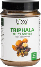 bixa BOTANICAL Natural Triphala Powder | 200 Grams / 7 OZ | Gluten Free, Steam Treated, Vegan, 100% Pure.