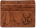 Rico Industries NBA Basketball Embossed Leather Credit Cart Wallet