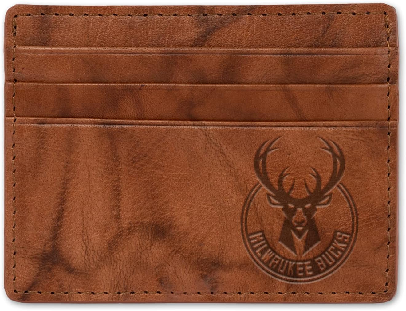 Rico Industries NBA Basketball Embossed Leather Credit Cart Wallet