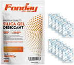 1 Gram 100 Packets Fonday Food Grade Silica Gel Desiccants Packs Moisture Absorbers Dehumidifier
