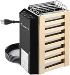 2KW Sauna Heater, Sauna Heater 110V with Plug in, Electric Sauna Heater No Wiring Required Plug and Play,Suitable for Saunas Ranging from 70 to 100 Cubic Feet, Adjustable Temp & 3H Timer