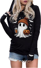 CHUNTIANRAN Hoodies Shirts for Women Early Fall Long Sleeve Tops Vintage Graphic Outfits Tops Fashion Pullover Tees 2025