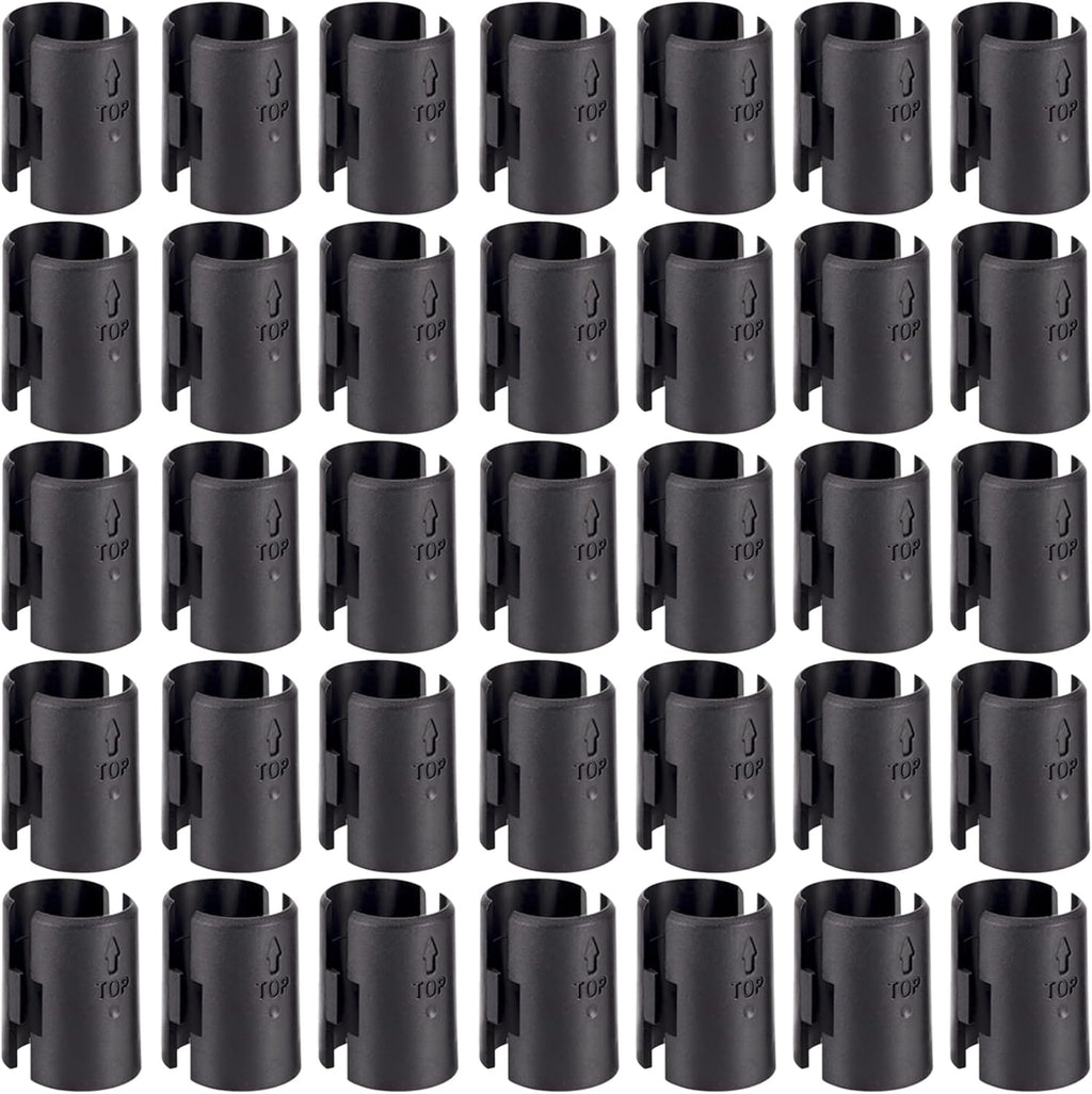 Wire Shelf Clips,54-Pack Wire Shelving Shelf Lock Clips for 1" Post Shelvings,27 Pairs Wire Rack Lock Clip Replacements for Metal Shelving Sleeves System