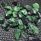 Natural Polished Gemstone Ruby Crystal Tumbled Stones for Garden decoration-1pc_100g