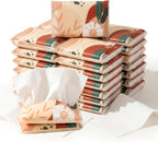 22 Packs Travel Tissue Packs - Pocket Tissues Travel Size 8 Count 3-ply Paper Pocket for Travelling, Wedding, Party Favors,Car, Handbags, Pockets