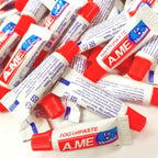 Pack of50,Mini Small Size 3g/0.1o.z Portable Peppermint Toothpastes for Personal Oral Care,Traveling, Hotel Supplies, Outdoor Activities,Party,Guests