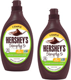 Hershey Simply 5 Chocolate Syrup - Pack of 2 - Only 5 Ingredients - Genuine Chocolate Flavor - No High Fructose Corn Syrup - Stock Up Today