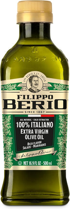 Filippo Berio 100% Italian Extra Virgin Olive Oil, 16.9 Ounce rPET Bottle