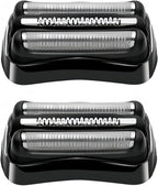 2 Pack Series3 21B Replacement Head Compatible with Braun S3 21B, Foil Shaver Replacement Compatible with Braun Electric Razor 3040s,300s,310s,320s,3050cc,3090cc,3010s,3030s, Etc.