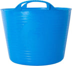 Red Gorilla Small Flexible Plastic Tub, Toy Storage, Laundry, Gardening & More, 14 Liter/3.7 Gallons, Blue
