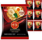 Nissin RAOH Ramen Noodle Soup, Soy Sauce, 3.77 Ounce (Pack of 6)