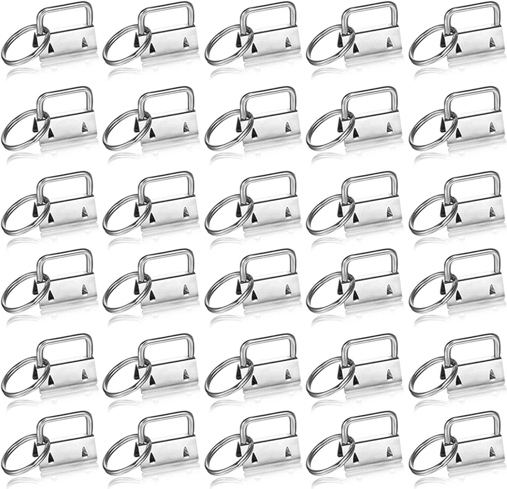 JIAKAI Key Fob Hardware Wristlet Set Wrist Key Chain Wristlet Sets with Split Rings Key Rings-(1 Inch)