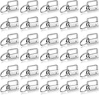 JIAKAI Key Fob Hardware Wristlet Set Wrist Key Chain Wristlet Sets with Split Rings Key Rings-(1 Inch)