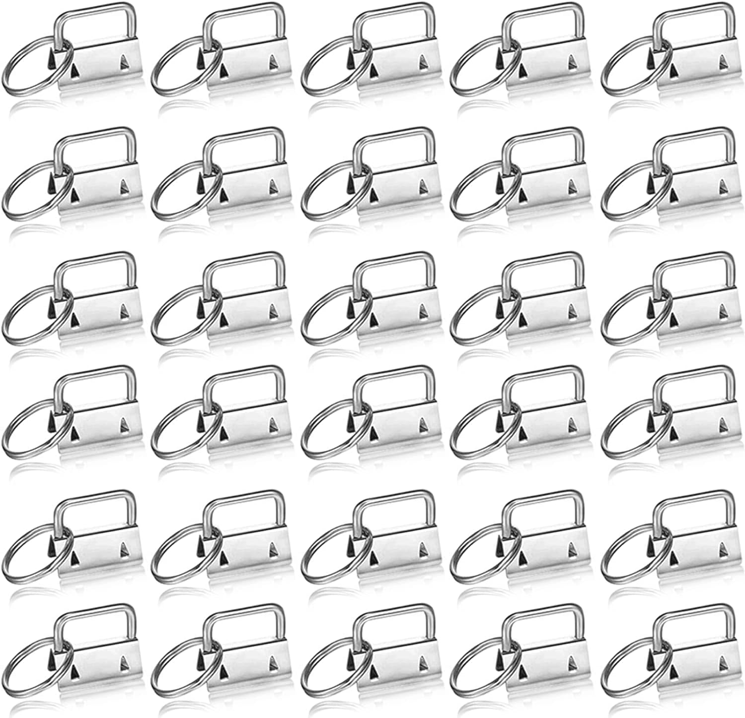JIAKAI Key Fob Hardware Wristlet Set Wrist Key Chain Wristlet Sets with Split Rings Key Rings-(1 Inch)