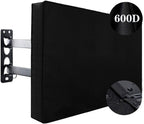 Outdoor TV Cover 55" - 58" - with Bottom Cover - 600D Waterproof TV Covers and Weatherproof Dust-Proof Material,Protect Your LED, LCD, Plasma TV Screens