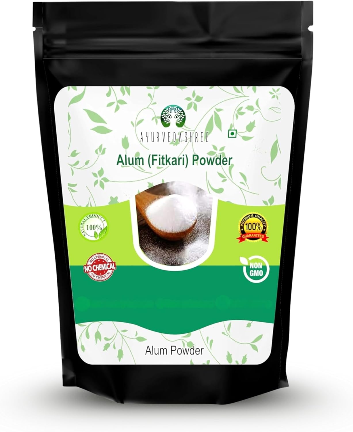 AYURVEDASHREE Alum Powder 200 Gm | Food Grade | Granulated Powdered | Food Preservative Preserving Pickles | Phitkari | Fitkari | 100% Pure | Potassium Alum Powder | Nothing Added