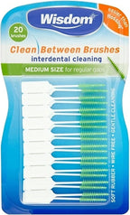 Wisdom Medium Green Clean Between Interdental Brushes