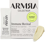 ARMRA Colostrum Powder | Unflavored | Gut Health & Bloating | Skin & Hair | Immunity | Keto, Gluten & Fat-Free | 30 Servings