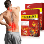 MQ Tiger Patches, Chinese Herbal Heating Patches Maximum Strength for Back, Knee & Shoulder, Large Ultra Strength Heat Plaster, 24H Soothing Warmth for Neck, Joints & Muscles, 36PCS