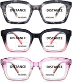 HIYANJN Bifocal Reading Glasses For Women Men Blue Light Computer Readers Clear Top Transition Ladies Eyewear 2.75