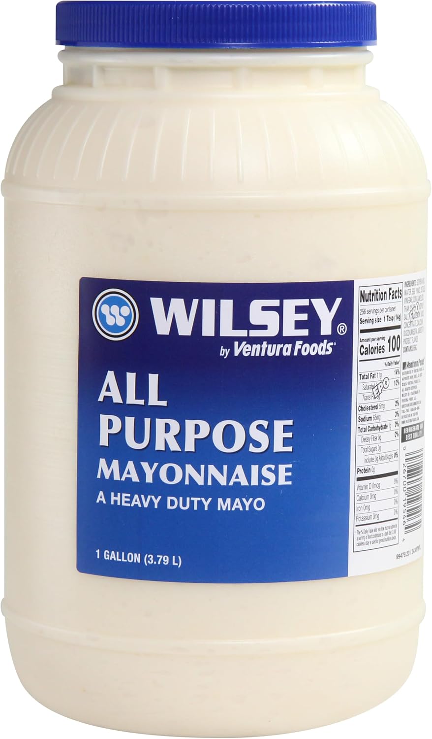 Ventura Foods Wilsey All Purpose Heavy Duty Mayonnaise, Versatile for Dips, Salad Dressings, and Sandwiches, 1 Gallon
