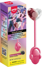Amos Music Lollipop Candy, Audio Singing Lollipop, Individually Wrapped Natural blackberry Flavor (1 Pack)